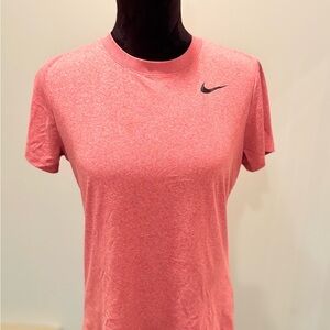 Nike Women's Heathered Pink Short Sleeve Tee